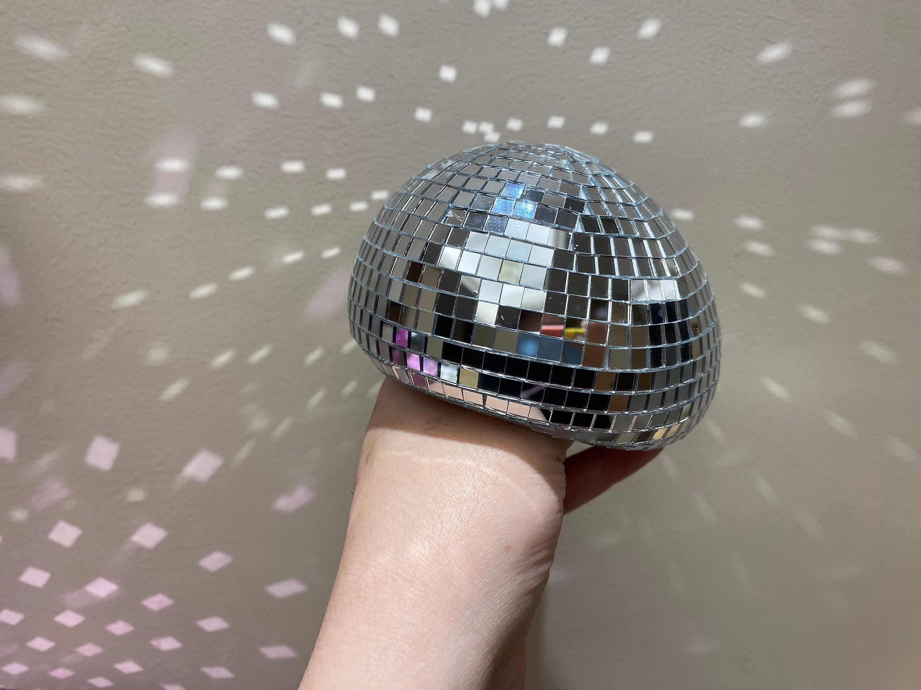 90CM Disco Ball Handmade Mirror Full Size , Disco Mirror Tiles, Funky Home  Wall Decor, Gift 