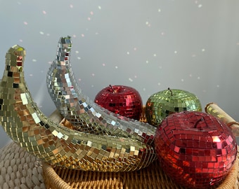 New Disco Fruit Release Glass Mirror Disco Apple|Disco Banana