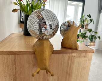 Disco Snail Ornament/Disco Snail Figurine