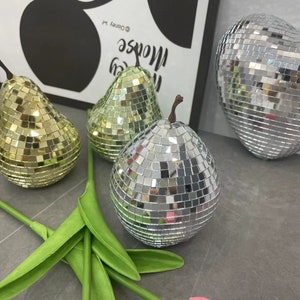 Exclusive Products|Disco Sequins|Pears|Fruit Glass Mirror Apples|Disco Pears