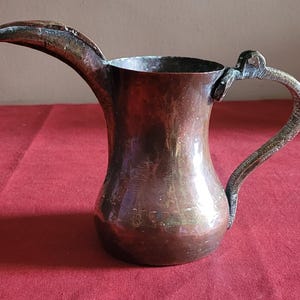 Lovely antique Middle Eastern copper dallah coffee pot