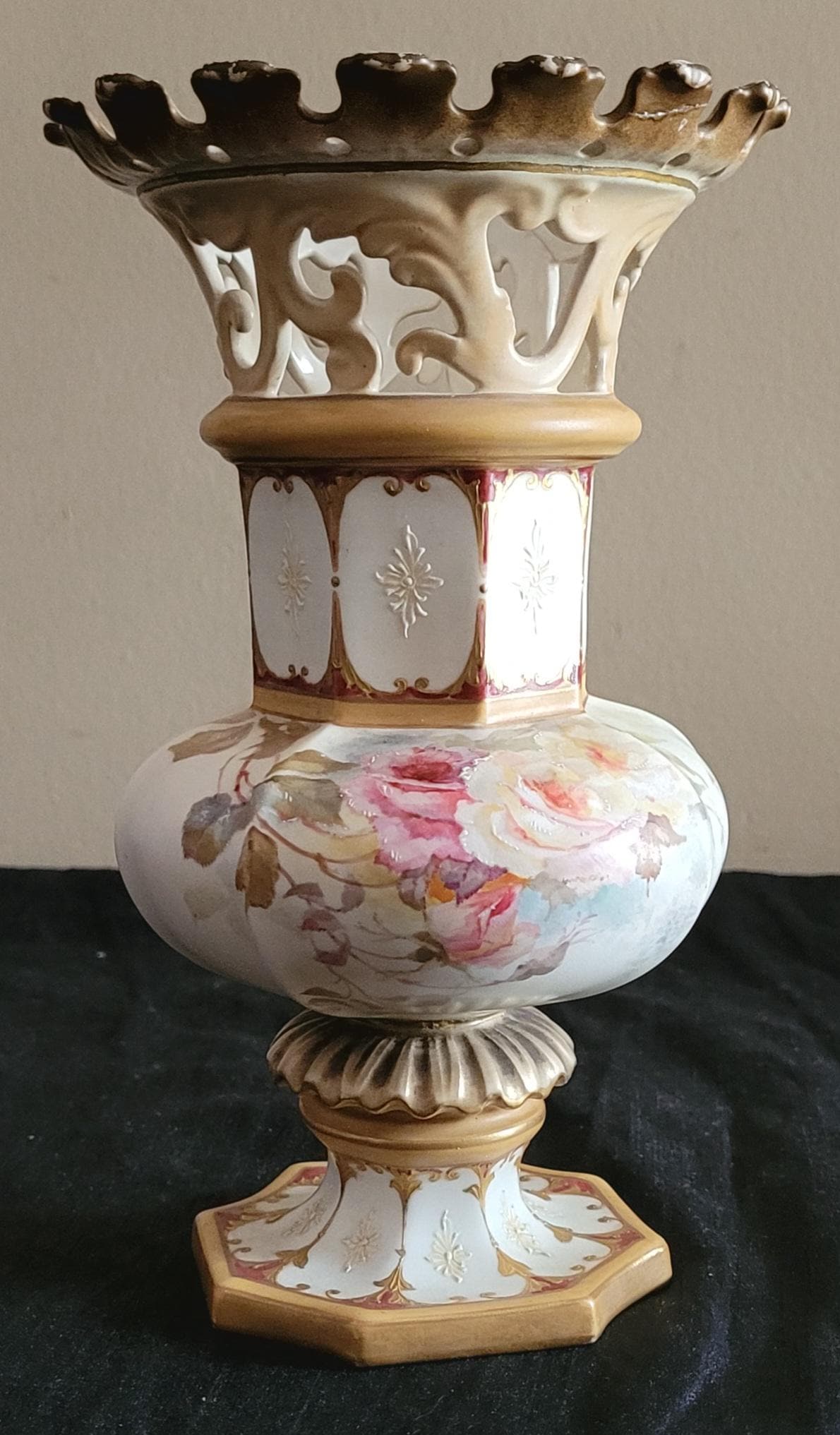 Rare French Porcelain Vase - Etsy