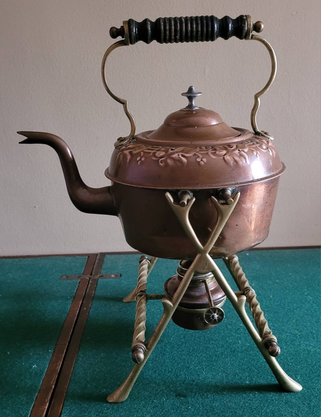 Lovely Arts and Crafts Copper Spirit Kettle Etsy