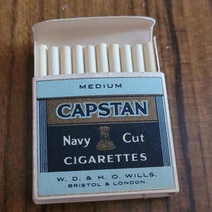 Collectable Miniature Pack of Capstan Cigarettes