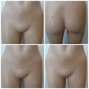 Der kleinste Bikini der Welt für Männer und Frauen klar/ Micro G - String/ Sexy Höschen/ Extreme Micro Tanga/ Exposing Bikini