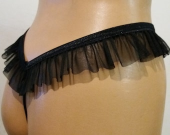 Black sexy womens lingerie/ Black thongs/ Women sexy G-string panties