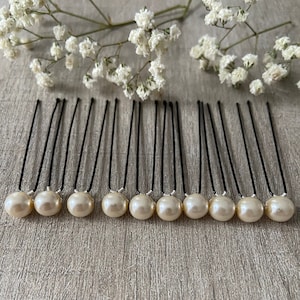 10 pearl hairpins for bridal hairstyles, wedding hairstyles, bridal buns, boho wedding accessories