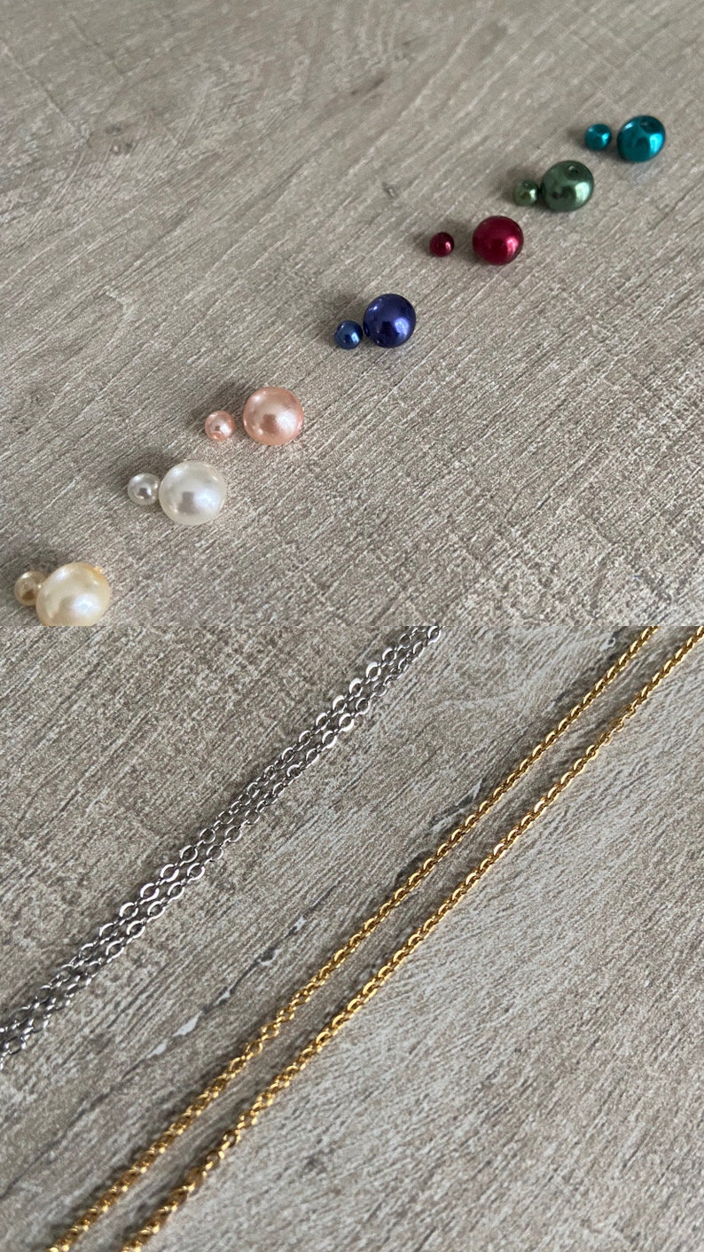 10 bun pins Wedding White pearly pearl Bridal hair accessories image 3