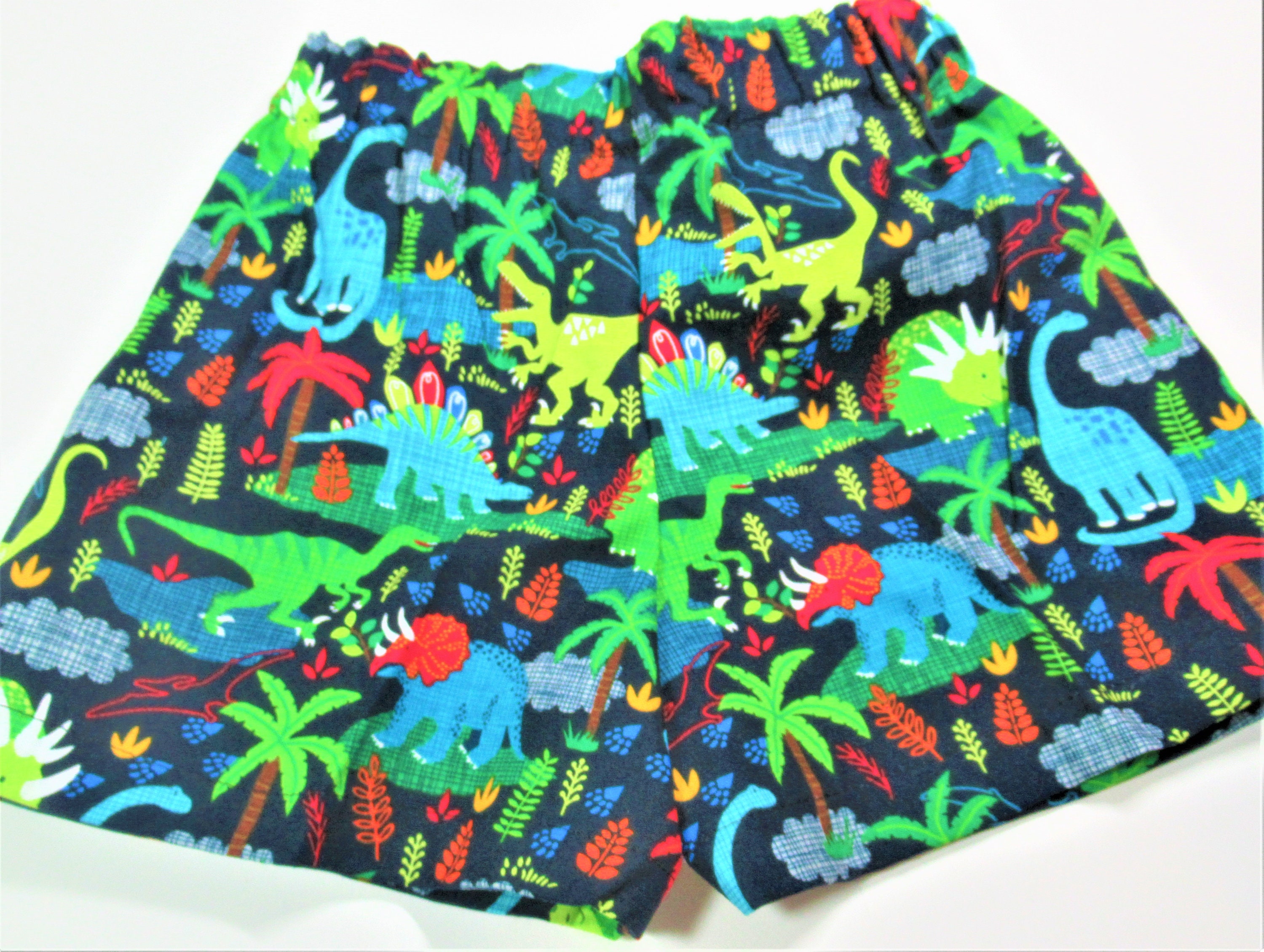 Shorts for Kids / Dinosaurs/ Cotton Fabric/ Elastic Waist - Etsy UK