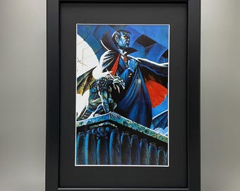Ravenloft Framed Art. Advanced Dungeons And Dragons, Strahd, Clyde Caldwell, Gary Gygax, D&D, TSR, RPG, Roleplaying Game