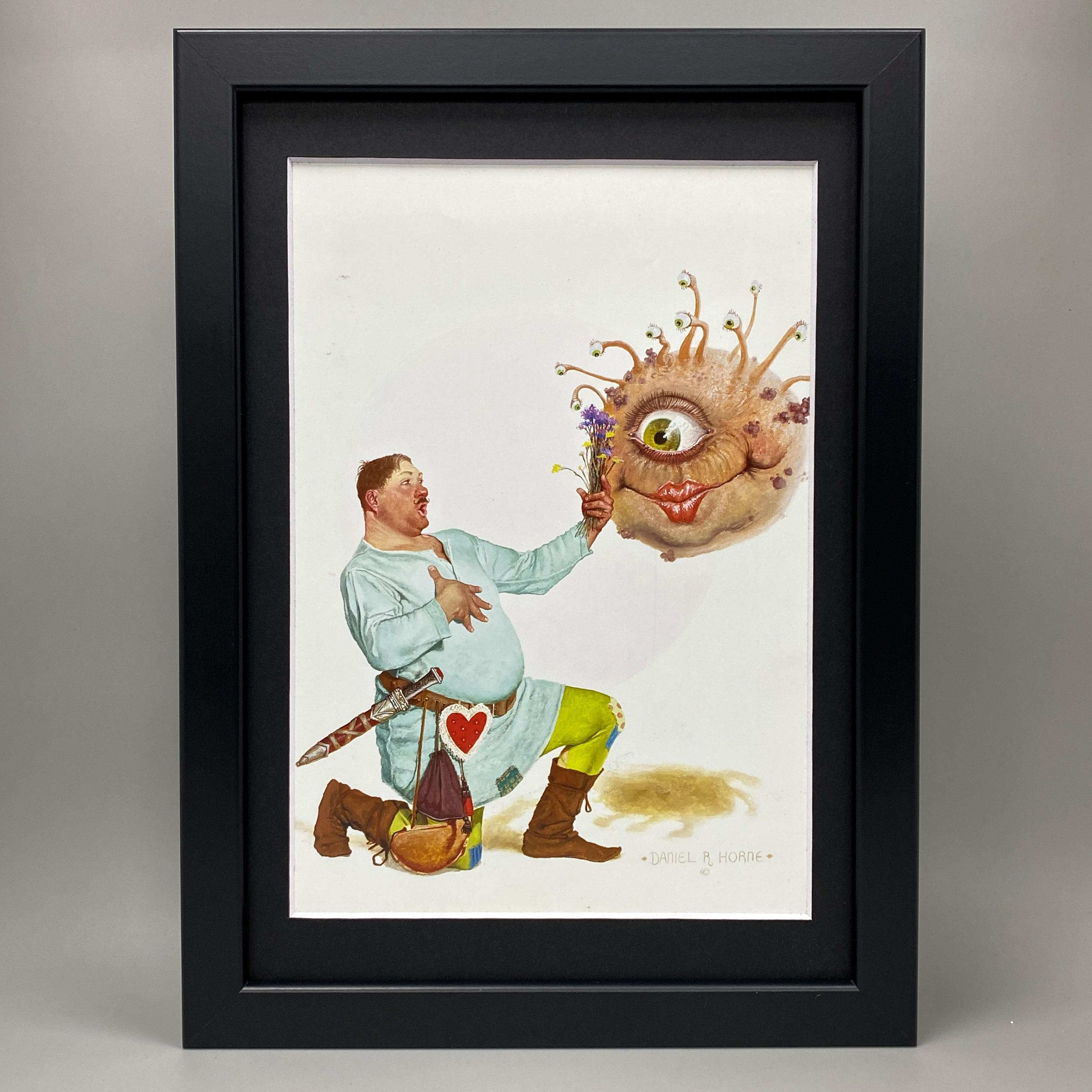 Dragon Magazine Framed Art. Dungeons And Dragons, Beholder, Gary Gygax, D&D, TSR, RPG, Roleplaying Game