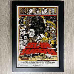 Art encadré de film Star Wars. Mondo