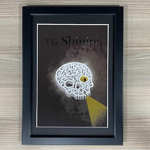 The Shining Framed Art. Horror, Stephen King, Stanley Kubrik, Jack Nicholson, Mondo