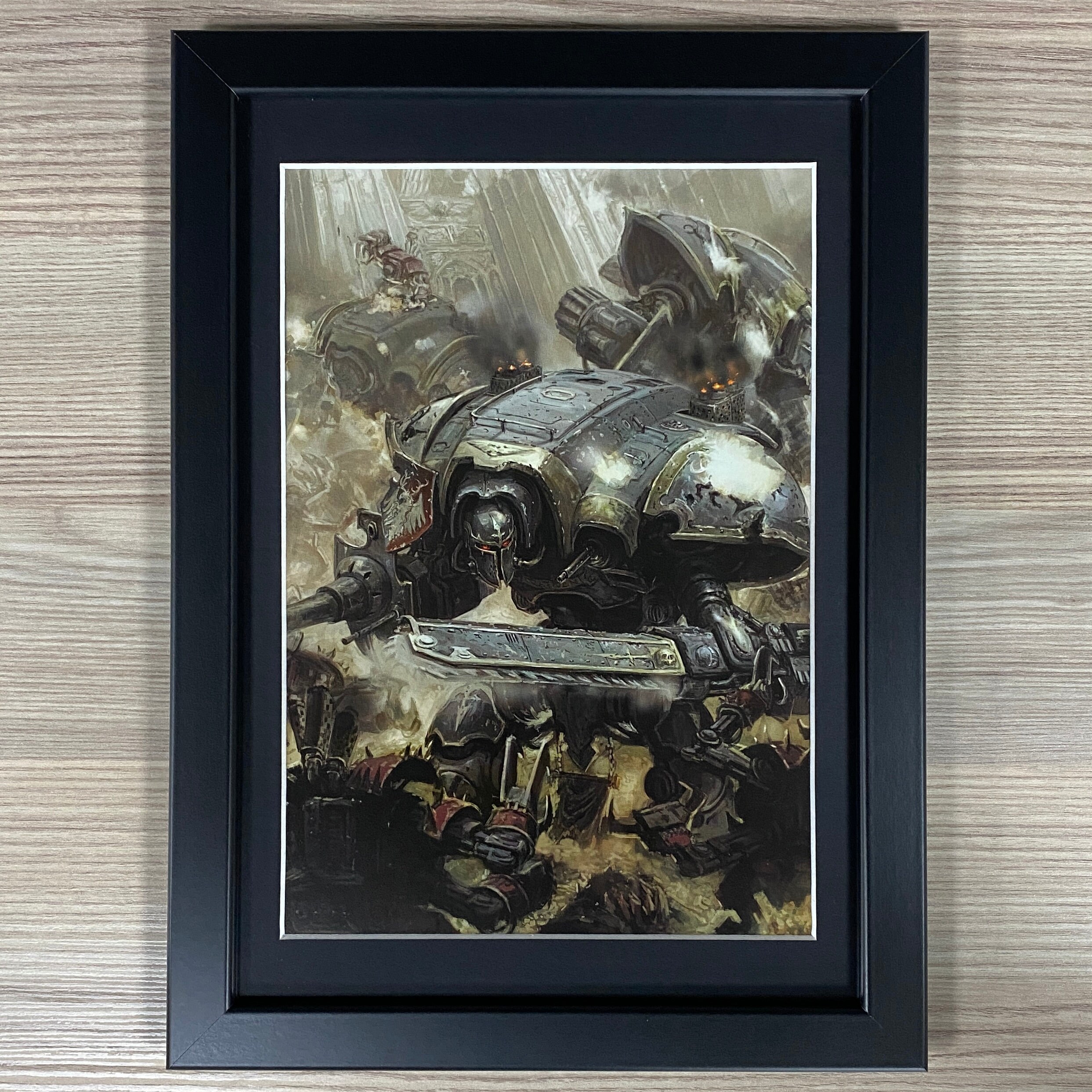 Imperial Knights Framed Art House Terryn Adeptus Mechanicus Etsy