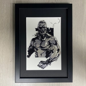 Metal Gear Solid V The Phantom Pain Venom Snake MGSV Framed Art