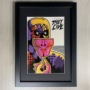 Framed They Live By John Carpenter Movie Art. Mondo