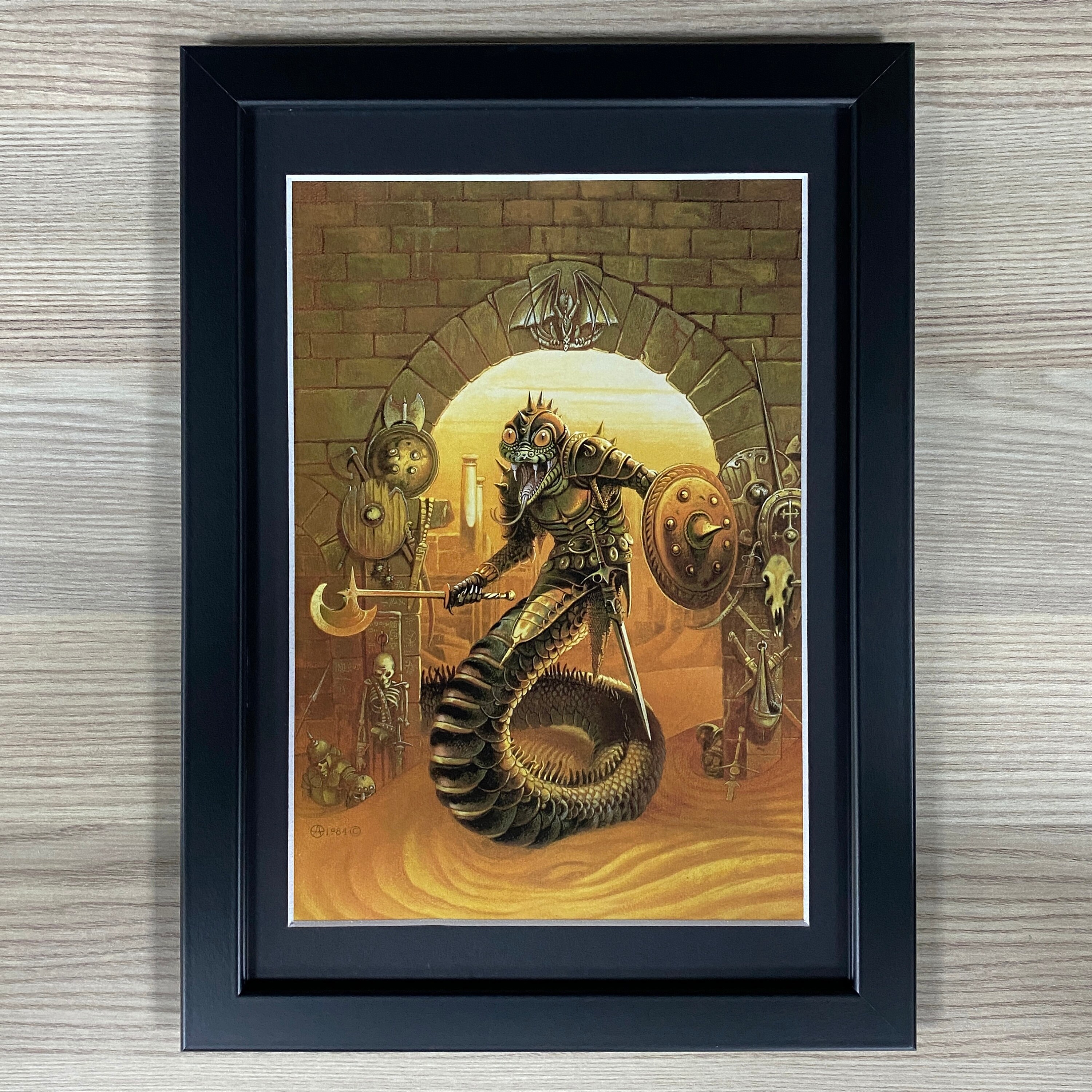 Chris Achilleos Framed Art Fighting Fantasy Oldhammer Temple Etsy
