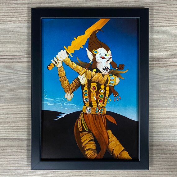 Fiend Folio Framed Art Dungeons and Dragons Gary Gygax D&D Fiend Folio Framed Art Dungeons and Dragons Gary Gygax D&D