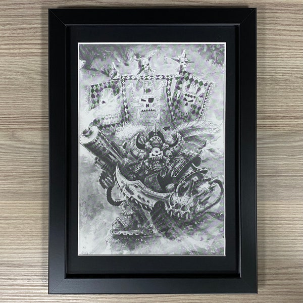 40k Ork Poster Etsy