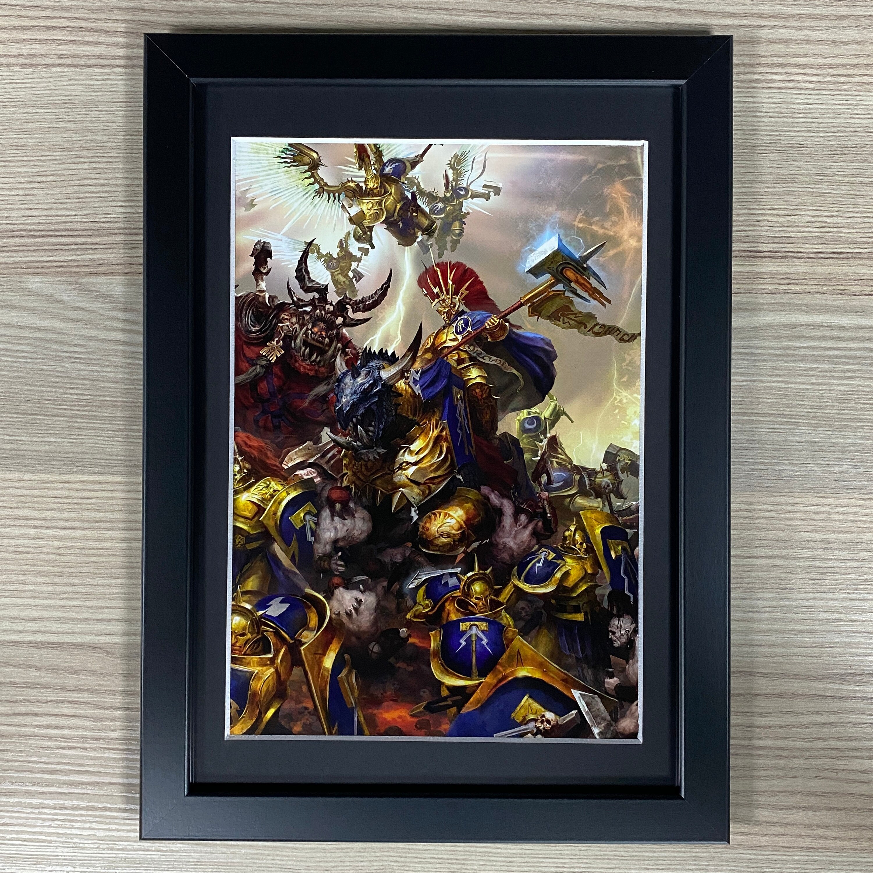 Stormcast Eternals Framed Art Vandus Hammerhand Hammers Of Etsy