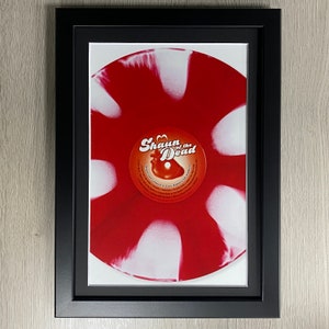 Oprawione Shaun Of The Dead Movie Art. 2004 Zombie Comedy Film, W Rolach Głównych Simon Pegg I Nick Frost. Mondo, The Art Of Soundtracks, Vinyl Art.