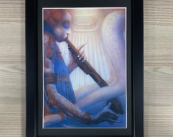 Pump Excursion III H.R. Giger Framed Art Pulp Sci-Fi Fantasy Classic Biomech Figuratism Shotgun