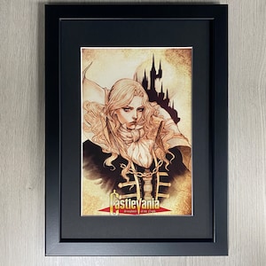 Arte enmarcado de Castlevania: Symphony of the Night. Videojuego. Mondo, el arte de las bandas sonoras, arte en vinilo.