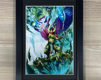 Magnus the Red Framed Art Thousand Sons Daemon Primarch -  Norway