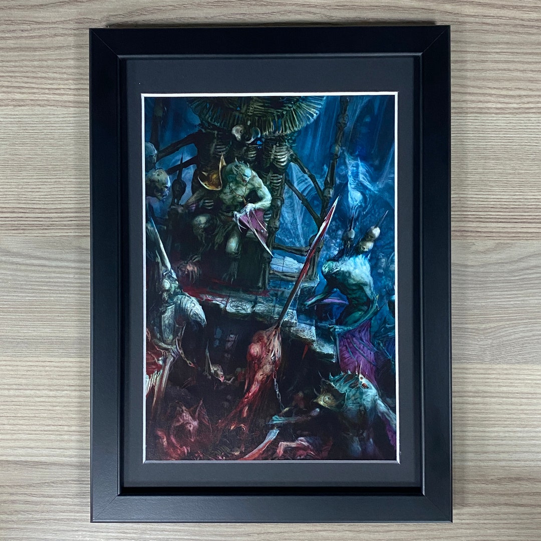 Ghoul Framed Art Abhorrant Archregent Undead Vampire Counts Flesh Eater Courts Soulblight