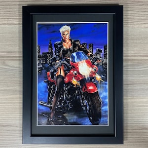 Luis Royo gerahmte Kunst. Sci-Fi, Fantasy, Film, Videospiel Kunstwerk Poster, Amstrad