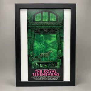 The Royal Tenenbaums Framed Art. Western Pulp Sci-Fi Horror Fantasy Horror Action Movie Mondo Wes Anderson