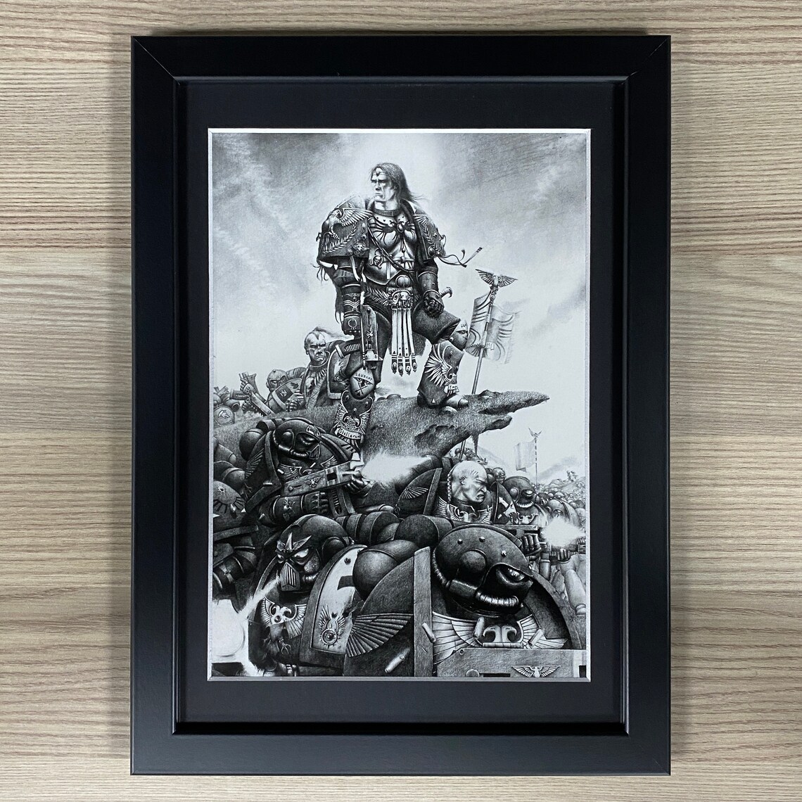 The Emperor of Mankind Framed Art Unity Adrian Smith Adeptus Etsy