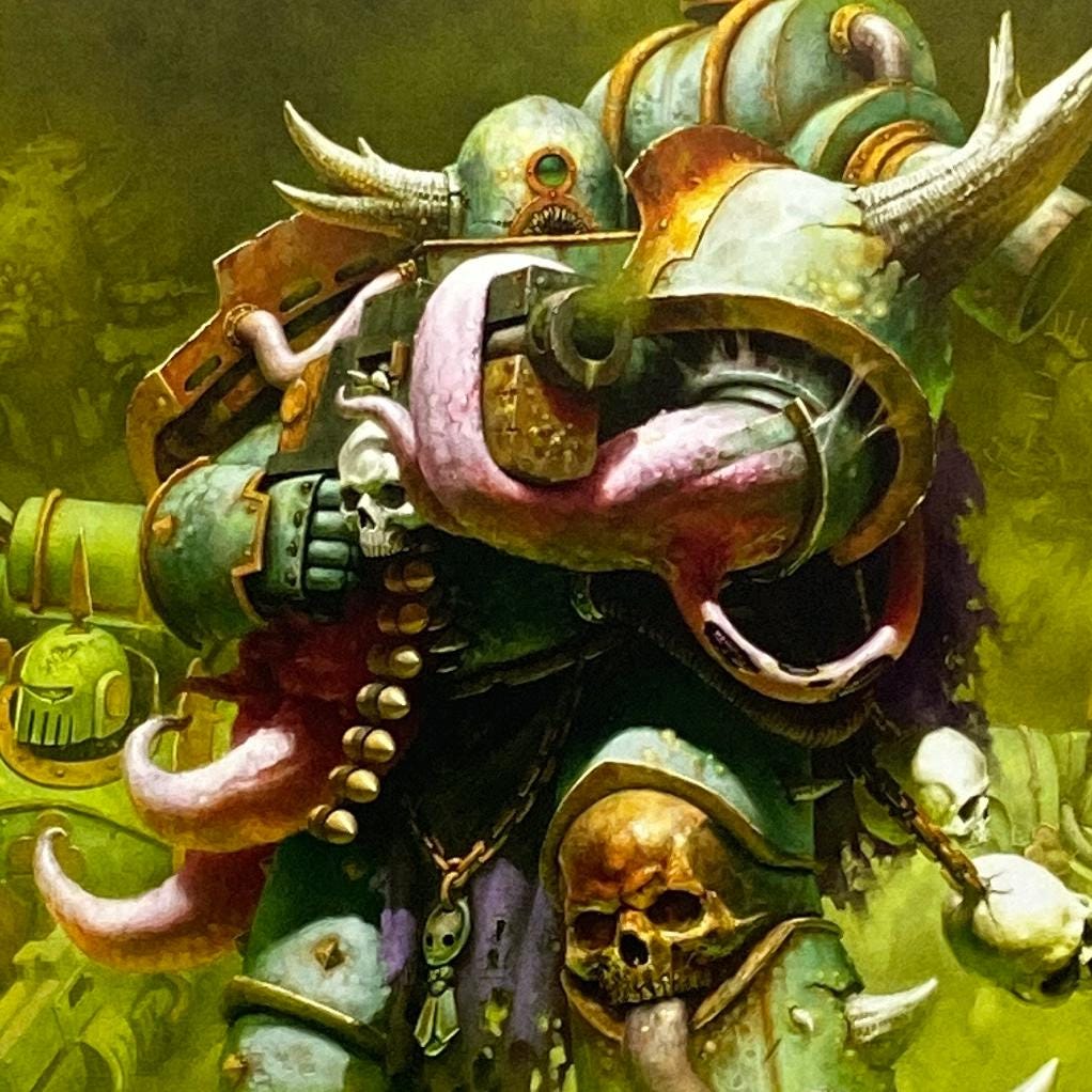 SF・ファンタジー・ホラー Warhammer 40k Nurgle x 19 chaos marines CoolMiniOrNot - Warhammer 40k Chaos Space Marines - Nurgle