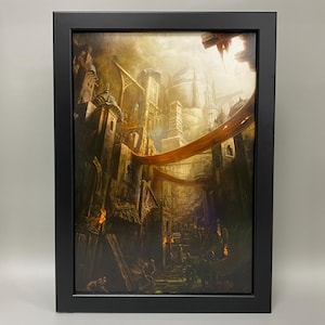 Diablo III Caldeum Slums Framed Art. Blizzard Entertainment Video Game.