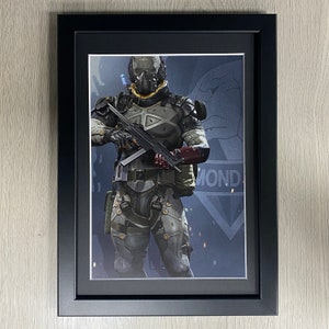 Metal Gear Solid V The Phantom Pain Venom Snake Parasit Suit MGSV Framed Art