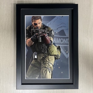 Metal Gear Solid V The Phantom Pain Venom Snake MGSV Framed Art