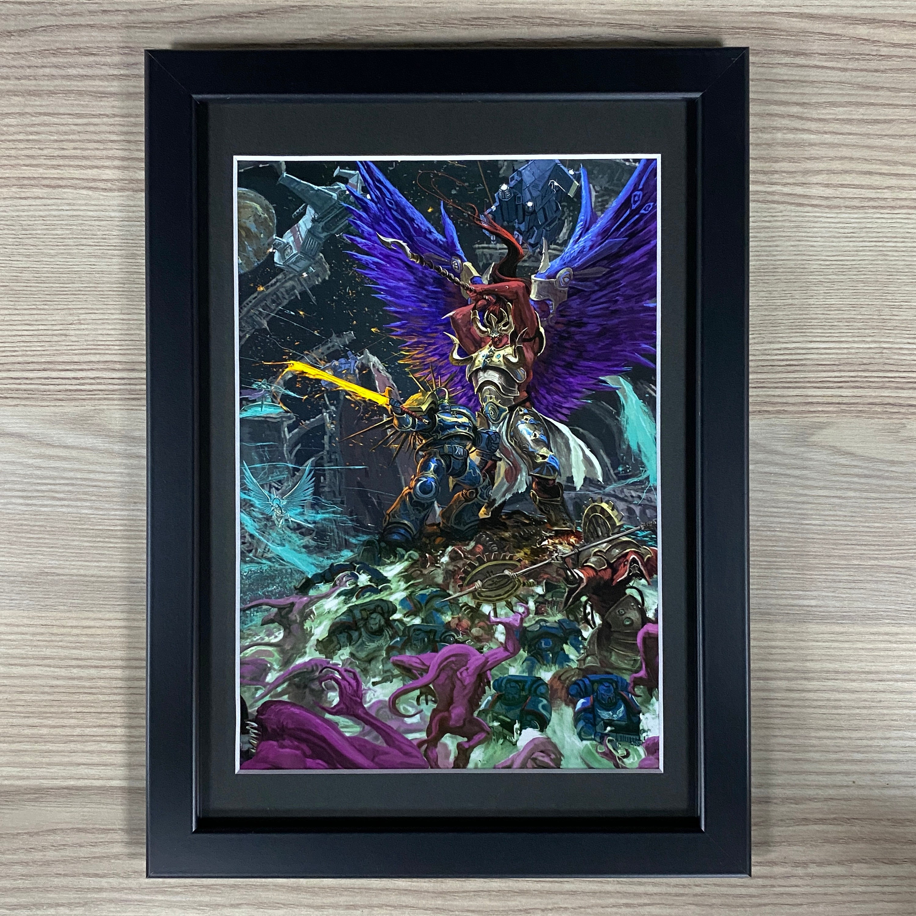 Magnus the Red Vs Roboute Guilliman Framed Art Thousand Sons -  Israel