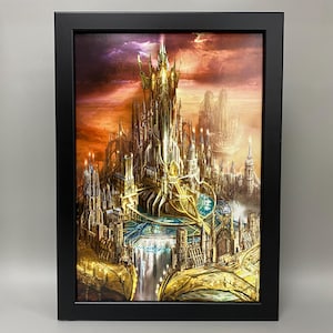 Diablo III Heaven Framed Art. Blizzard Entertainment Video Game.