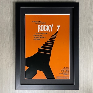 Immagine incorniciata del film Rocky, con Sylvester Stallone. Mondo.