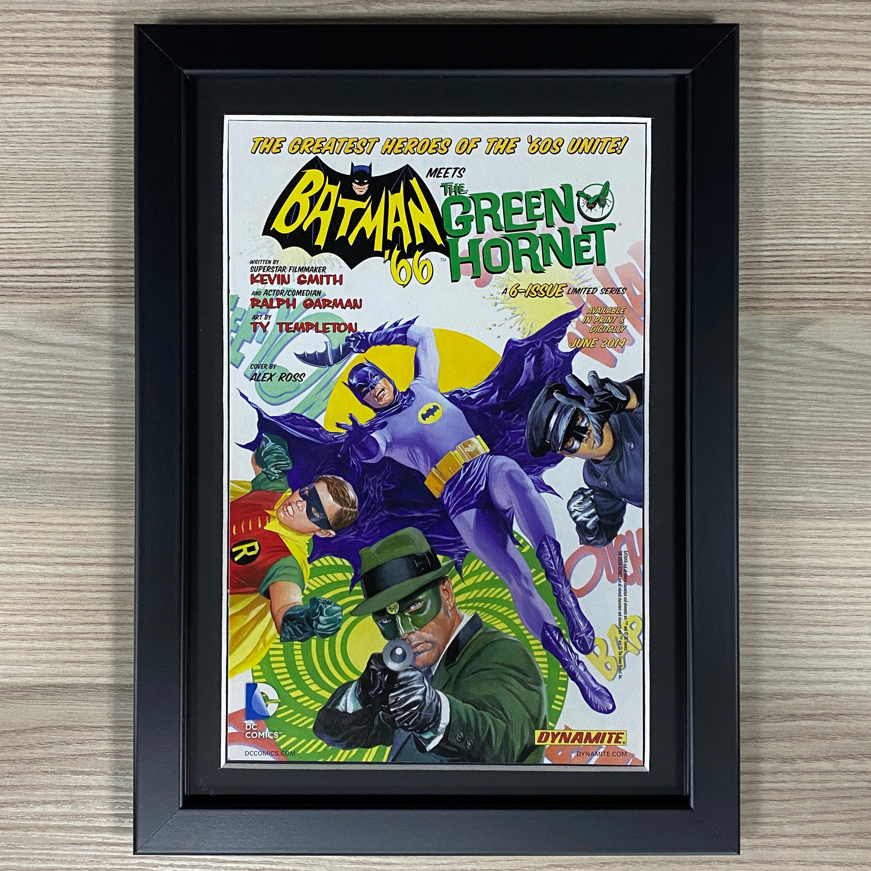 Batman & Robin 66 Meets the Green Hornet Comic Book Cover - Etsy Australia
