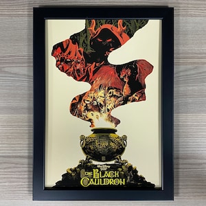 Art encadré Le chaudron noir. Science-fiction, Fantastique, Affiche de film, Walt Disney, Mondo