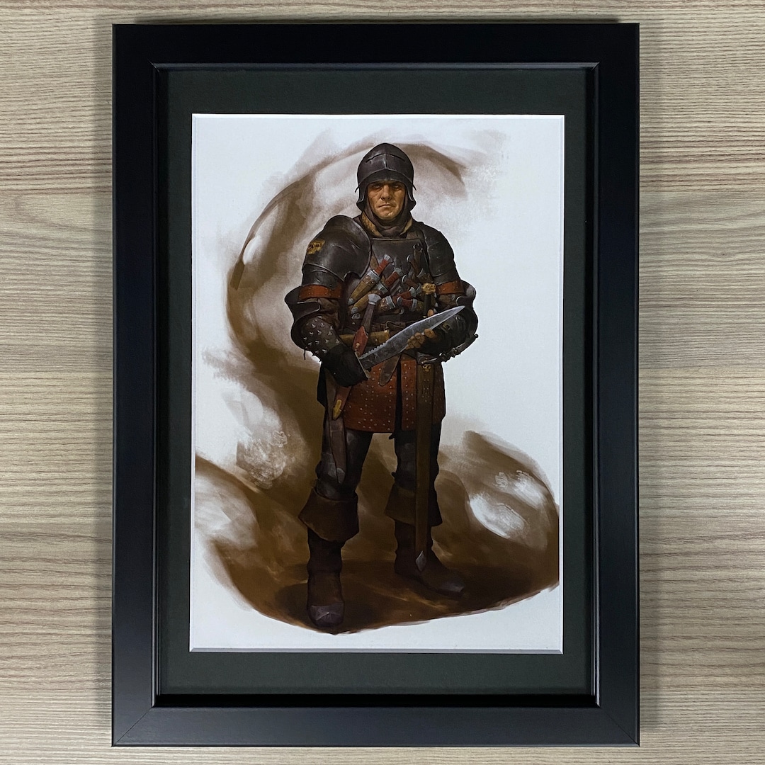 Brunner the Bounty Hunter Framed Art the Empire Prophet of Etsy