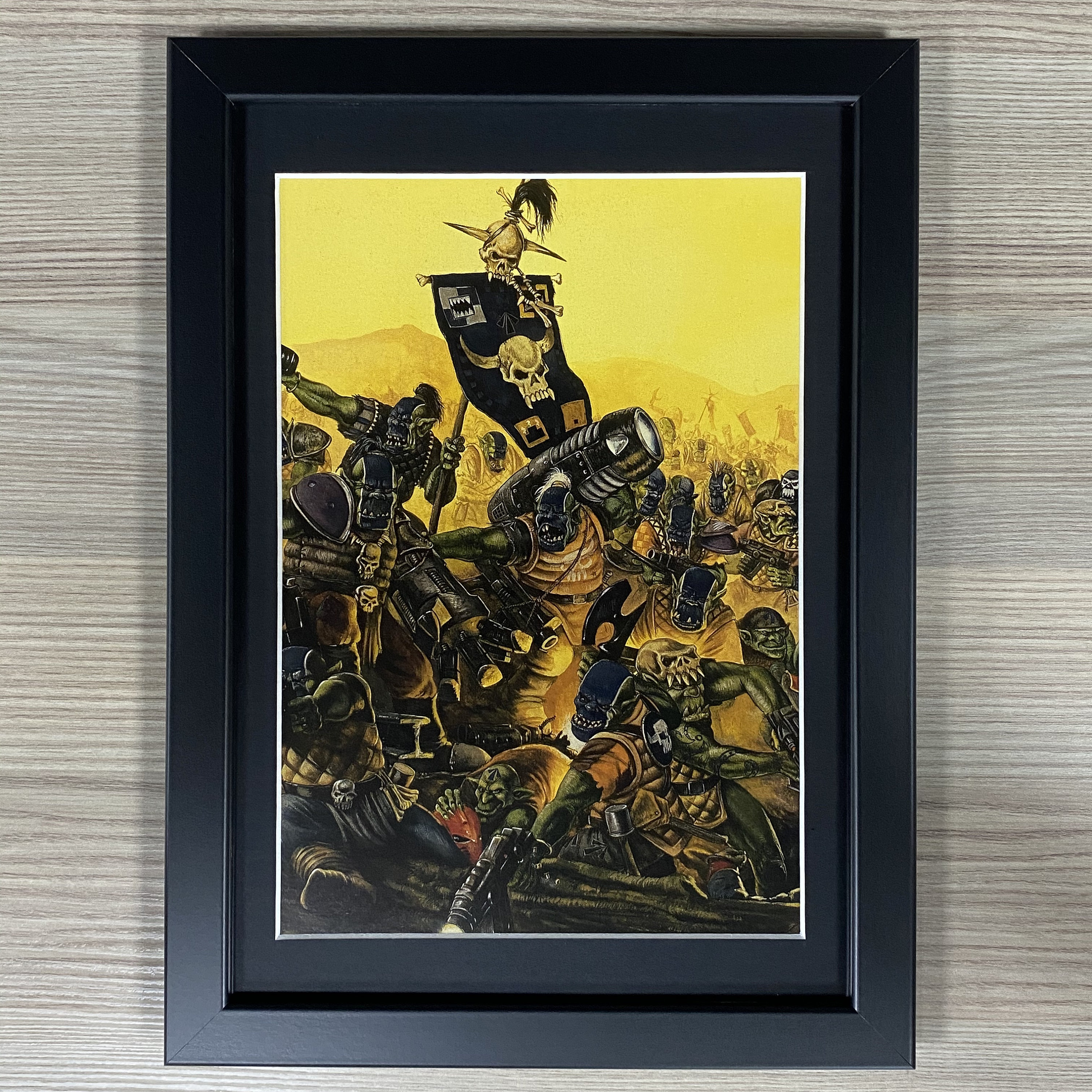 Orks Rogue Trader Framed Art Dave Gallagher Ere We Go