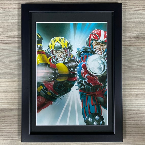 Oliver Frey Framed Art Sci-fi Fantasy Classic Computer and