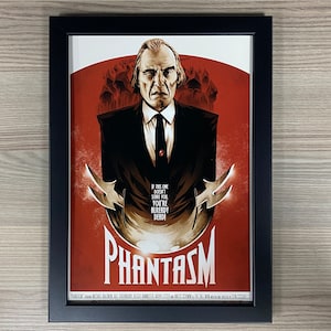 Phantasm Framed Art Pulp Sci-Fi Horror Fantasy Horror Action Movie Mondo Don Coscarelli