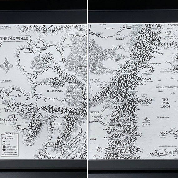 Warhammer ウォーハンマー　オールドワールド　マップ及びカード　 英語版 Warhammer ウォーハンマーオールドワールドマップ及びカード 英語版