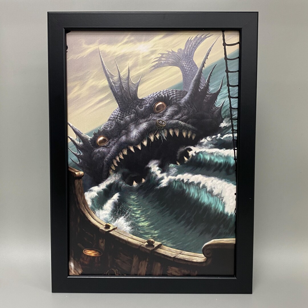 Bloodbones Behemoth Fighting Fantasy Framed Art. Illustrated by Tony ...