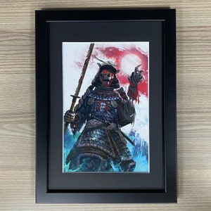 Arte enmarcado de La Leyenda de los Cinco Anillos: Samurái no muerto, Corcel de las Sombras, Rokugan, L5R, Juego de Cartas Vivientes