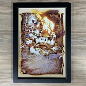 DuckTales The Movie Framed Art. Treasure Of The Lost Lamp, Drew Struzan, Action, Animation, Movie, Disney