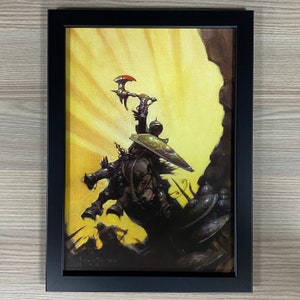 Eternal Champion Framed Art Frank Frazetta Pulp Sci-Fi Fantasy Classic Michael Moorcock